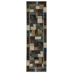 Oriental Weavers Venice 4258X Blue/Multicolored Indoor Area Rug - 2'3" x 7'6" - 1 of 4