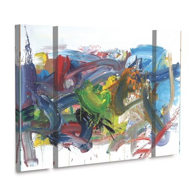 Harmony of Nature Colorful Abstract 3-Piece Canvas Set