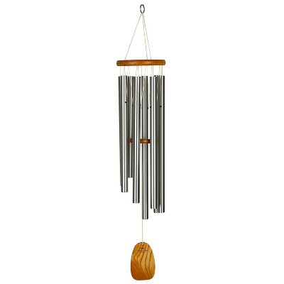 Woodstock Chimes Signature Collection, Gregorian Chimes, Tenor, 39'' Silver Wind Chime GTS