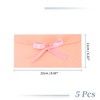 Unique Bargains Bow Tie Design Invitation Envelopes for Greeting Cards Wedding Birthday Christmas 5 Pcs - 2 of 4