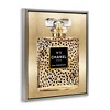 Stupell Industries Cheetah Pattern Perfume Black Framed Floater Canvas Wall Art - 3 of 4