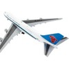 Boeing 747-400F Commercial Aircraft White with Black Stripes and Blue Tail 1/400 Diecast Model Airplane by GeminiJets - 3 of 3