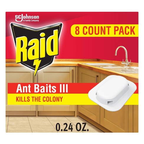 Raid Double Control Small Roach Baits Plus Egg Stoppers 12+3 ct