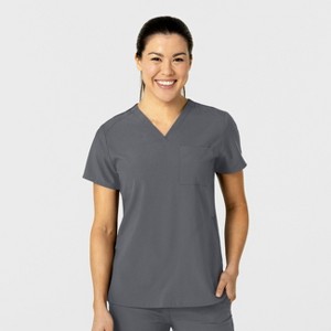 Wink W123 Women's Flex-n-Reach V-Neck Scrub Top - 1 of 4