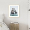 Amanti Art Rock of Solitude Milos by Bella Eve Wood Framed Wall Art Print - 4 of 4