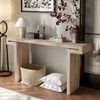 Rustic Farmhouse Console Table with Distressed Wood Finish, Entryway Sofa Side Table for Living Room and Hallway, Natural Wood - 3 of 4
