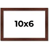 PosterPalooza | Photo Size Classic Modern Brown Frame - UV Acrylic, Foam Board Backing, Hanging Hardware - 2 of 4