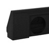Q Power Dual 10-Inch Sealed Subwoofer Enclosure Chevy Colorado/GMC Canyon, Black - 4 of 4