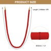 Unique Bargains Theater Adjustable Velvet Stanchion Rope with Snap Hooks 2 Pcs - 2 of 4