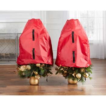 BrylaneHome Set Of 2 Topiary Tree Storage Bags