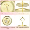Unique Bargains 2 Tier Round Dessert Cupcake Holder Tower for Donuts Fruits - 3 of 4