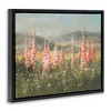 Stupell Industries Flower Blossoms Vast Rural Meadow Floating Frame Canvas Art, Black, 21" x 17" - 2 of 4