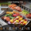 R.W.FLAME 4-Burner Propane Gas Grill, 32,000 BTU Stainless Steel BBQ with Lid, Wheels & Side Shelves for Outdoor Cooking, Patio, Garden & Camping - 2 of 4