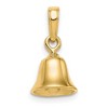 Black Bow Jewelry 14k Yellow Gold Bell Pendant, 10mm - 3 of 4