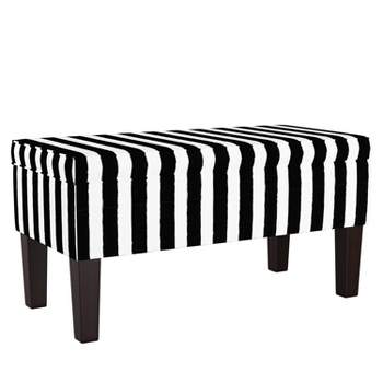 Skyline Furniture Lizzie Storage Bench in Patterns