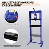 Hydraulic Press, 12 Ton H-Frame Heavy Duty Shop Press with Stamping Plates - Adjustable Height for Metalworking Bearing Removal Repair - 3 of 4