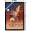 Trends International Star Wars: Tatooine - Visit Tatooine by Russell Walks 23 Framed Wall Poster Prints - 3 of 4