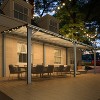 CLIHOME 20 ft. x 10 ft. Polycarbonate Patio Cover Hardtop Gazebo Outdoor Aluminum Pergola For Garden, Patio, Backyard - 3 of 4