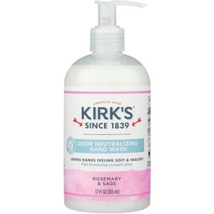 Kirk's Odor Neutralizing Hand Soap - Rosemary & Sage 12 oz - 1 of 2