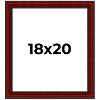 PosterPalooza | Weathered Red Picture Frame - UV Acrylic, Foam Board Backing, Hanging Hardware - 2 of 4
