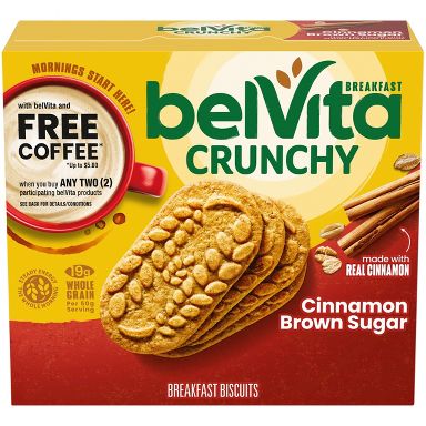 BelVita Cinnamon Brown Sugar Breakfast Biscuits - 8.8oz/5pk