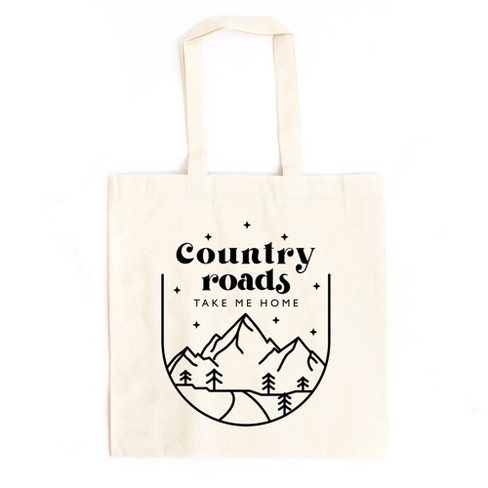 Country road 2025 canvas tote bag