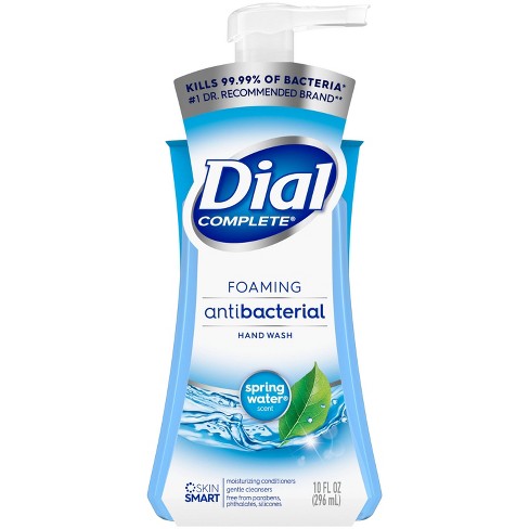 Dial Foaming Antibacterial Hand Wash Spring Water - 10 fl oz - image 1 of 4