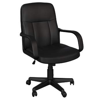 Lavish Home Office Chair - Adjustable Height Computer Chair with Wheels