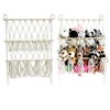 TROPOW Organizer per giocattoli di peluche, in rete boho macram¨¨, per bambini, sala giochi, camera da letto - 2 of 4