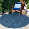 Courtyard CY8520 UV & Stain Resistant Non-Shedding Power Loomed Indoor/Outdoor Rugs - Safavieh - 2 of 4