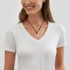 Silpada 'Dawn Kissed' Sterling Silver Leather Pendant Necklace, 18" + 2" - 4 of 4
