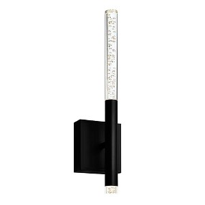 CWI Lighting Dragonswatch Integrated LED Black Wall Light - 1 of 4