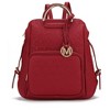 MKF Collection Torra Milan “M” Signature Trendy Spacious Backpack by Mia K - 2 of 4