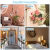Unique Bargains Plastic DIY Craft Wreath Heart Shape Dream Catcher Rings 3 Sizes - 4 of 4