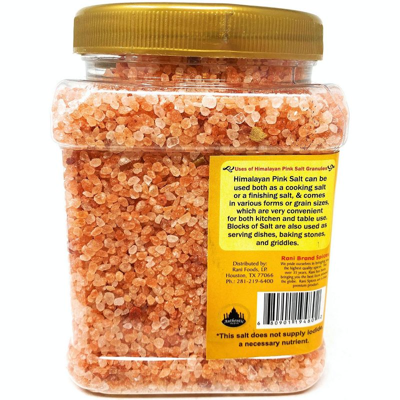 Himalayan Pink Salt Granules - 32oz (2lbs) 908g - Rani Brand Authentic Indian Products, 2 of 6