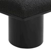 Meridian Furniture,Pavilion Boucle Fabric Bench - 4 of 4