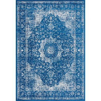 8'x10' Verona Vintage Persian Style Area Rug Blue - Nuloom : Target