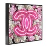 Stupell Industries Pink Neon Glam Flowers, 11" x 14" - 3 of 4