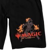 Magic The Gathering Chandra Nalaar Men's Black Lounge Shorts - 2 of 4