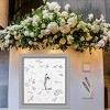 Peak Signature Mat Picture Frame – Guest Book Alternative for Weddings, Graduations, or Retirement – Autograph Photo Mat for Signature Board - 4 of 4