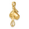 Black Bow Jewelry 14k Yellow Gold and Enamel 3D Measuring Cup and Whisk - 3 of 4