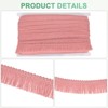 Unique Bargains Polyester Boho Durable Multipurpose Tassel Fringe Trim 27 Yards 1 Inch 1 Pc - 2 of 4