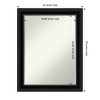 Amanti Art Corded Petite Bevel Bathroom Wall Mirror - image 4 of 4