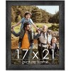 PosterPalooza | 17x21 Wide Barnwood Picture Frame, UV Acrylic, 6 Finishes - Grey, Brown, White, and Black - 2 of 4