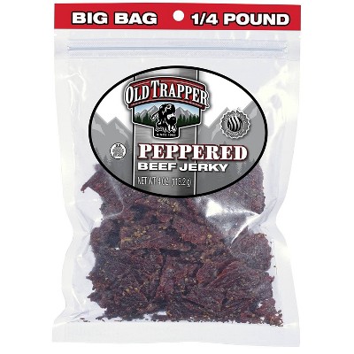 Old Trapper Peppered Beef Jerky - 4oz