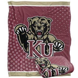 Kutztown University Logo Dots Silky 50x60 Blanket, 1 Sided - 1 of 4