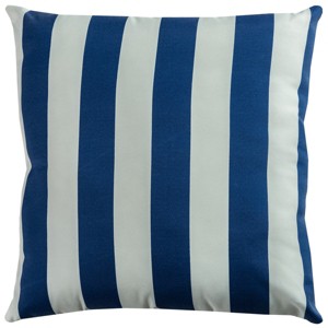 Rizzy Home Finnegan Throw Pillow Navy Blue, Blue Blue