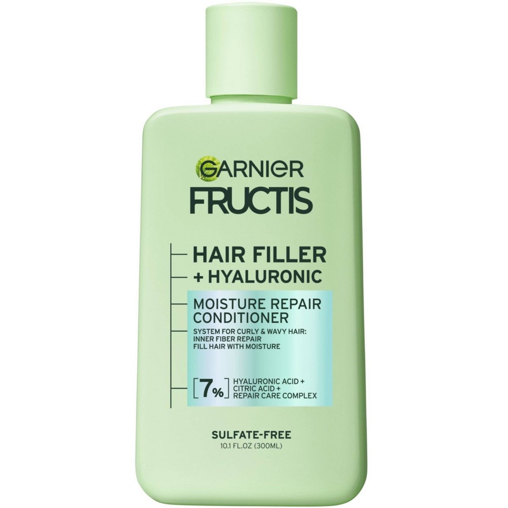Photos - Hair Product Garnier Fructis Hair Fillers Moisture Repair Conditioner for Curly Hair  