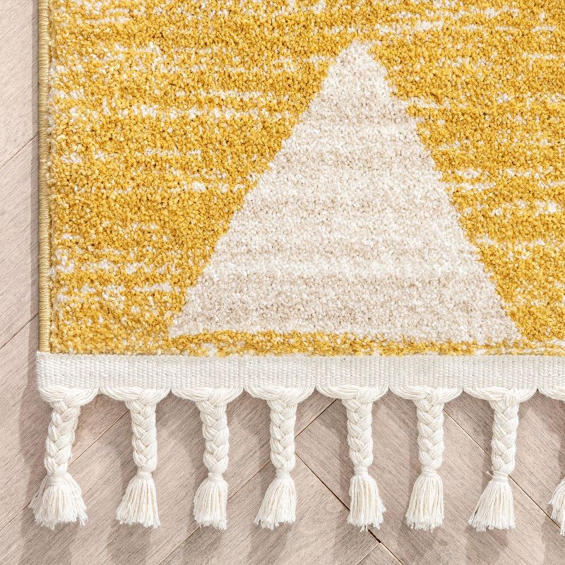 Well Woven Tango Geometric Triangle Stain-resistant Area Rug, 6 of 10