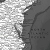 Home Magnetics Standard Modern US Map - Black/Distressed - 4 of 4